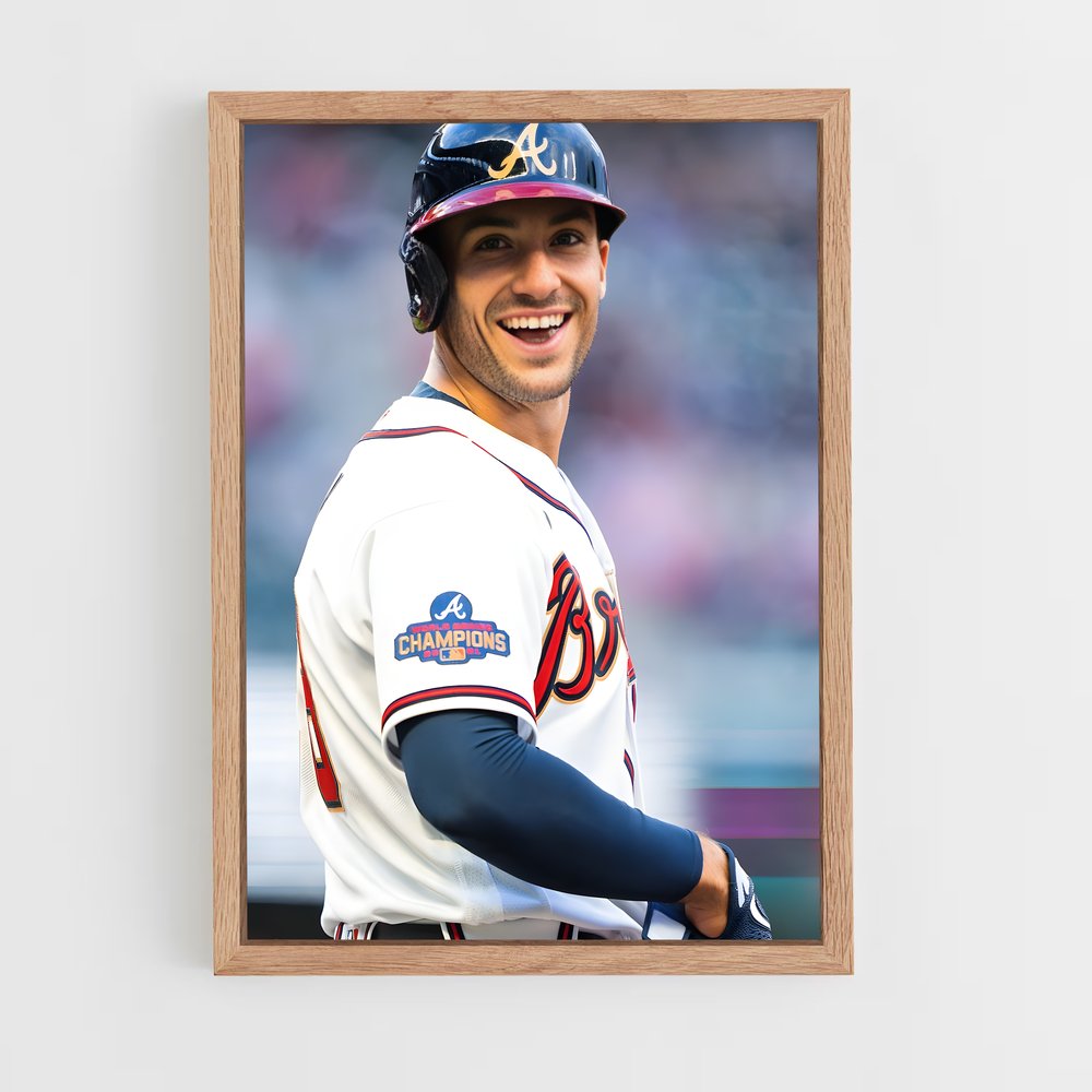 Poster Sourire au Baseball (vue 4)